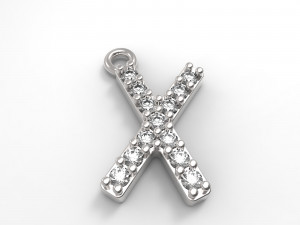 pendant ferpentur alphabet Model Cetak 3D