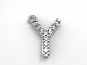 pendant ferpentur alphabet Model Cetak 3D
