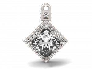 pendants solitare princess Modelo de Impressão 3D