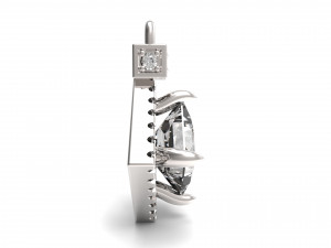 pendants solitare princess Modelo de Impressão 3D