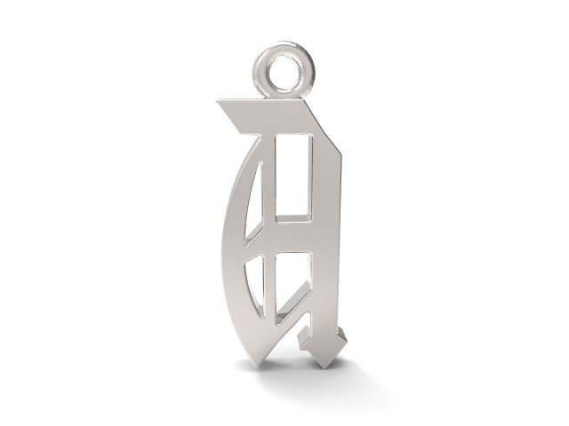 pendants alfhabet Modèles 3D en vedette .c4d .max .obj .3ds .fbx .stl .blend 