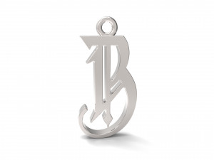 pendants alfhabet Modèles 3D en vedette