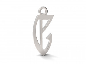 pendants alfhabet Modèles 3D en vedette