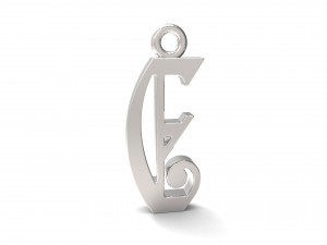 pendants alfhabet Modèles 3D en vedette