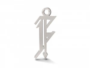 pendants alfhabet 3D Print Model