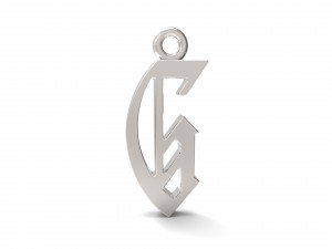 pendants alfhabet Modèles 3D en vedette