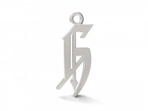 pendants alfhabet 3D Print Model