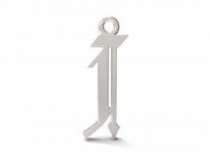 pendants alfhabet Modèles 3D en vedette