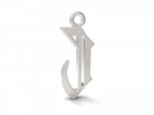 pendants alfhabet 3D Print Model