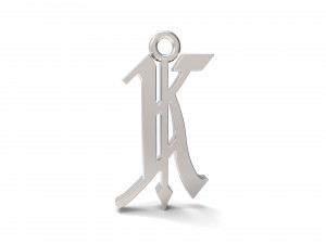 pendants alfhabet Modèles 3D en vedette