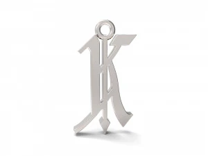 pendants alfhabet 3D Print Model