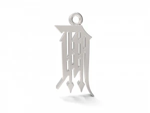pendants alfhabet 3D Print Model