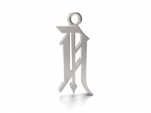 pendants alfhabet Modèles 3D en vedette