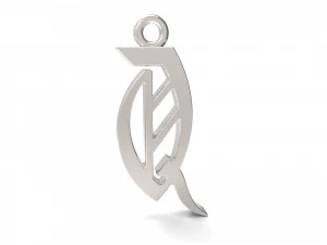 pendants alfhabet 3D Print Model