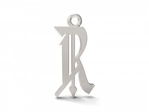 pendants alfhabet 3D Print Model