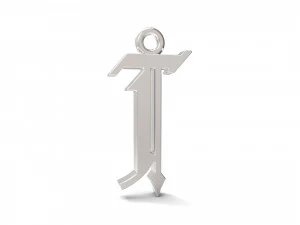 pendants alfhabet 3D Print Model