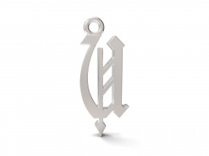 pendants alfhabet Modèles 3D en vedette