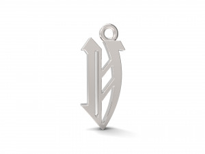 pendants alfhabet Modèles 3D en vedette