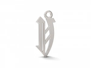 pendants alfhabet 3D Print Model