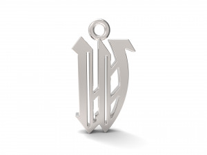 pendants alfhabet Modèles 3D en vedette