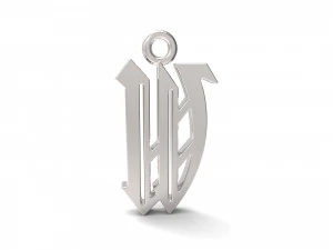 pendants alfhabet 3D Print Model