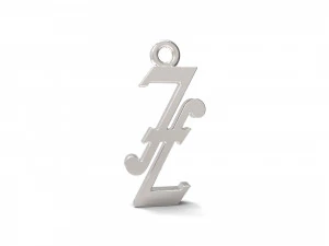 pendants alfhabet 3D Print Model