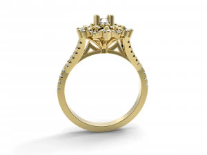 ring snowflake 3D Print Model