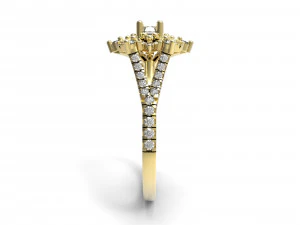 ring snowflake 3D Print Model