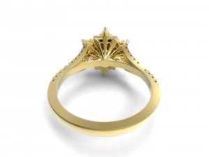 ring snowflake 3D Print Model