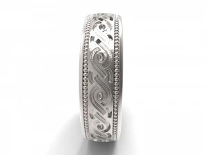 반지 장식2 3D 프린트 모델