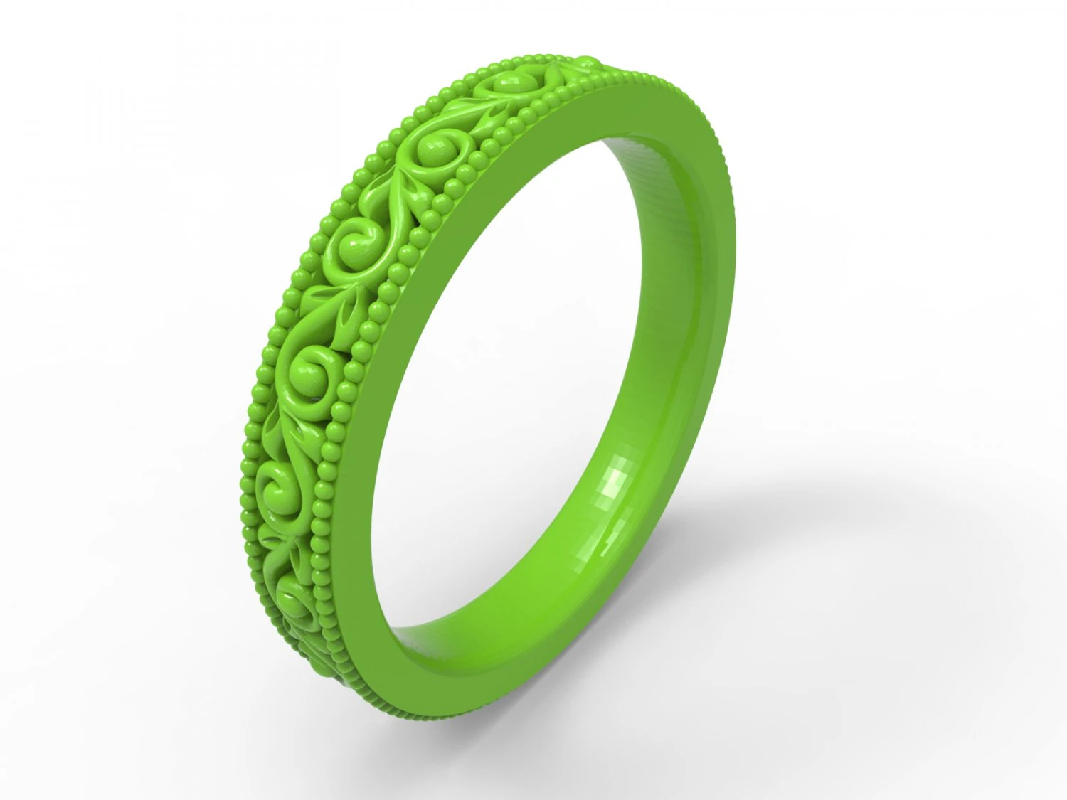 ring ornament4 3D Print Model .c4d .max .obj .3ds .fbx .stl .blend 