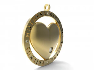 pendants tag family 3D Print Model