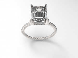 solitaire twist Model do druku 3D