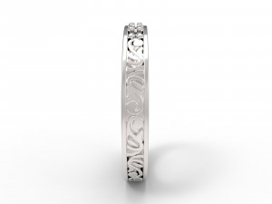 rings wedding ornament 3D 프린트 모델