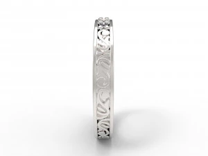 rings wedding ornament 3D Print Model