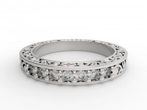 rings wedding ornament 3D Print Model