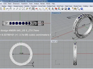rings wedding ornament 3D Print Model