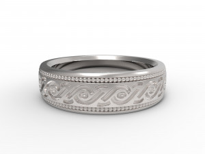 ring ornament v8 Model do druku 3D