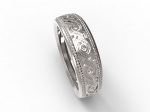 ring ornament v8 Model do druku 3D