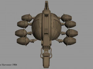 atreides 수확기 3D 모델