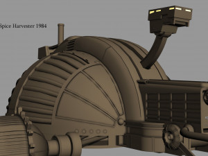 atreides harvester Modèle 3D