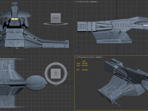 sith shuttle herald 3D मॉडल