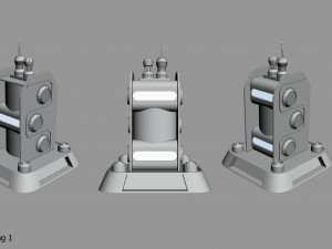 futuristic building 1 3D Model