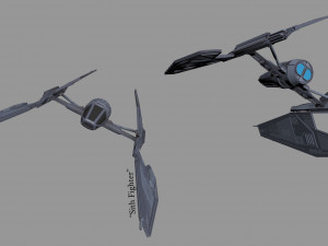 sith fighter 3D 모델