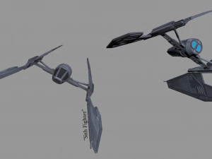 sith fighter 3D Model