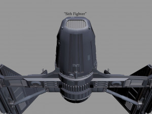 sith fighter 3D 모델