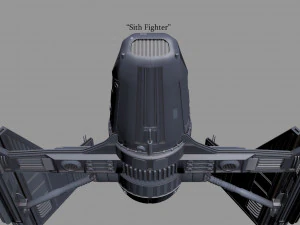 sith fighter 3D Model