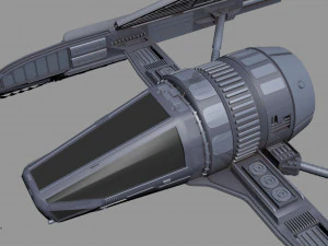 sith fighter 3D Model