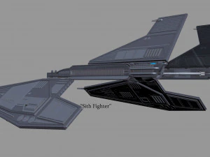 sith fighter 3D Model