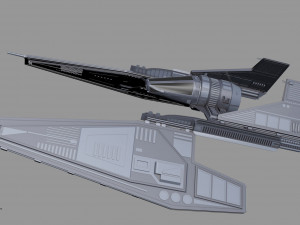 sith fighter 3D 모델